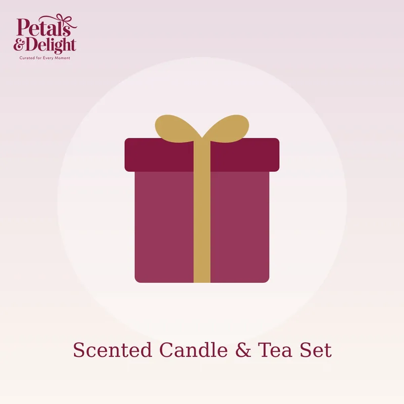 Scented Candle & Tea Set